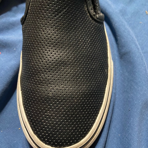 Vans black slip on shoes women’s 6.5 - Picture 3 of 10